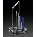 Threshold Crystal Award (4"x7"x3")
